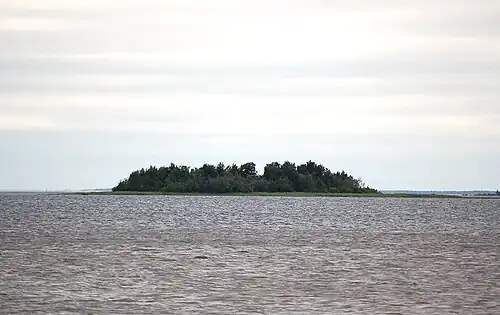 The island of Kahvankari in Oulu, Finland