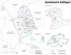 Location of Seftigen District