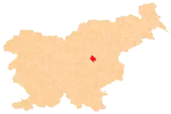 The location of the Municipality of Hrastnik