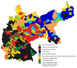 Constituency results, 1912