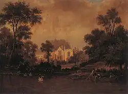 Windmill in Strawberry by the River Thames