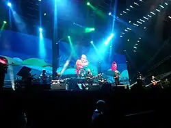 Kaveret on stage on their final reunion performance in 2013.