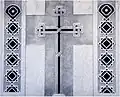 Modern khachkar (1999), St. James Armenian Church in Watertown, MA, USA