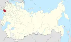 Location in the Russian Empire