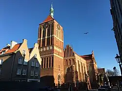 Front and side view, from the Old Town.