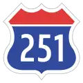 Expressway No.251 shield}}