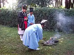 Image 29A Confucian ritual ceremony in Jeju, South Korea (from Culture of Asia)
