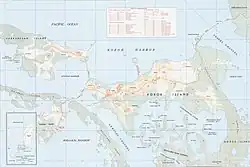 Location within Koror state