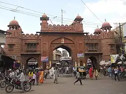 Gates built on wall of Bikaner city including Kotgate, Jassusar gate, Natthusar gate, Shitla gate and Goga gates and twenty ft. area both sides