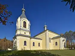 General view of the church