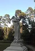 Statue and grave at Arkhangelskoye Palace