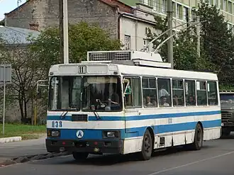 LAZ 52522 on route 11 (now route 31)