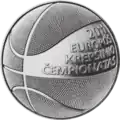 One Litas coin for EuroBasket 2011
