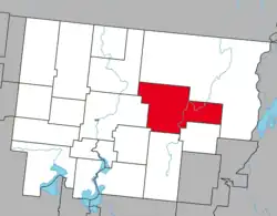 Location within Abitibi RCM