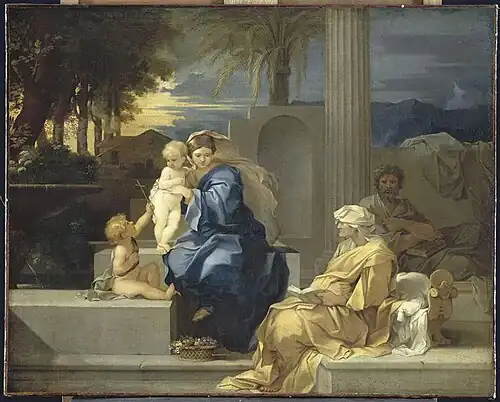 Sébastien Bourdon, The Holy Family, around 1650-1660