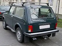 Lada Niva rear (with new lights)