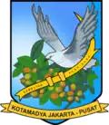 Official seal of Central Jakarta