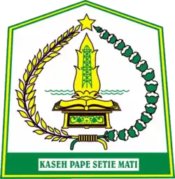 Official seal of Aceh Tamiang Regency