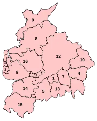 Proposed Revised constituencies in Lancashire