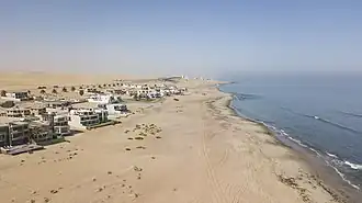 Aerial view of Langstrand