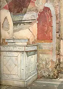 Lararium in the House of L Caecilius Jucundus