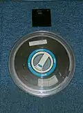 Full size 1/2" tape reel in protective case