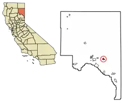 Location of Litchfield in Lassen County, California