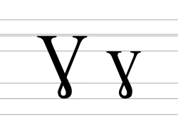 Upper and lower case Latin gamma