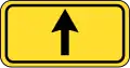 Direction of bypass road (proceed straight)