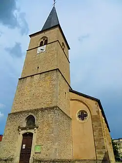 The church in Lay-Saint-Christophe
