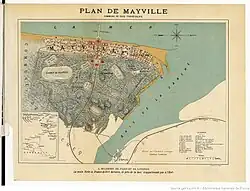 A plan of a proposed settlement called Mayville
