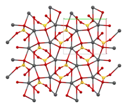 Crystal structure of lead(II) sulfate