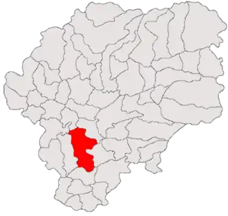 Location in Bistrița-Năsăud County