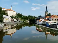 View towards Ledeč nad Sázavou Castle