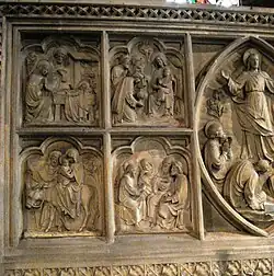 St Giles' Church-Left hand side of reredos