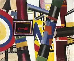 Fernand Léger, The Railway Crossing, 1919, oil on canvas, 53.8 × 64.8 cm, The Art Institute of Chicago