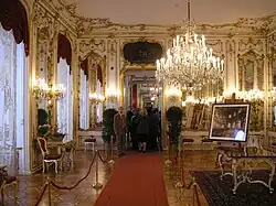 Central hallway of the Leopoldine Wing