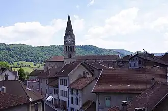 The church and surroundings