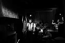 Let Go performing at La Plage in Cap d'Agde, France, April 2012