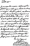 Letter by Jacques Hébert to citizen Pierre-François Palloy