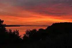Sunrise over the St. Lawrence River