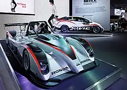 une Ligier-Martini JS53 présentée lors du Mondial de l'automobile de Paris 2012.