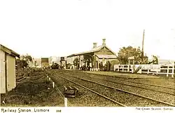 Lismore Railway Station in the late 1890s/early 1900s (from another old postcard)