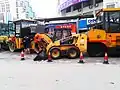 A LiuGong 375A skid-steer loader in Guilin, China.