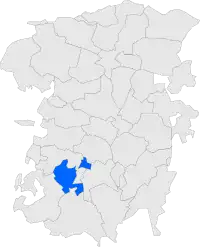 Map showing location within Berguedà