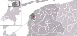 Location in the former municipality of Franekeradeel in Friesland in the Netherlands
