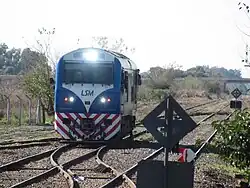 Locomotive doing maneuvers in Cabred