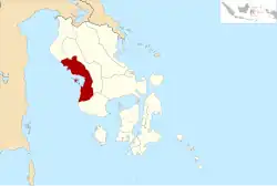 Location within Southeast Sulawesi
