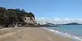 View of Mission Bay Beach looking west