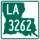 Louisiana Highway 3262 marker